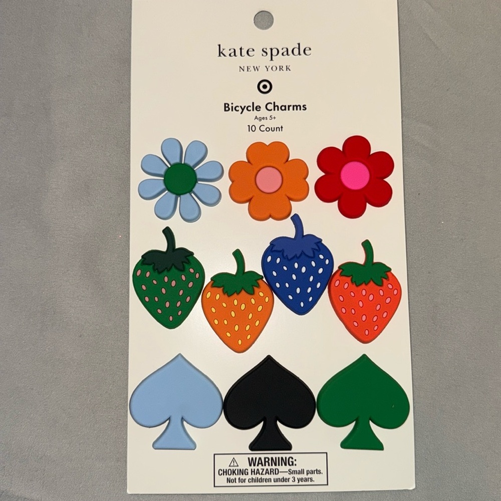 Kate Spade New York x Target Bicycle Bike Charm Set LIMITED EDITION NEW
